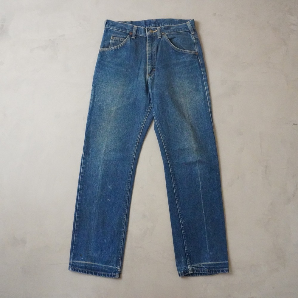Vintage Lee Riders Jeans 31x32 Mens 90s Blue Straight Leg Denim USA Made